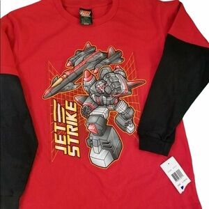 Jet strike long sleeve T-shirt youth size large